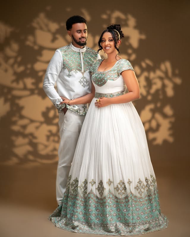 Habesha wedding dress by WEG DESIGN
